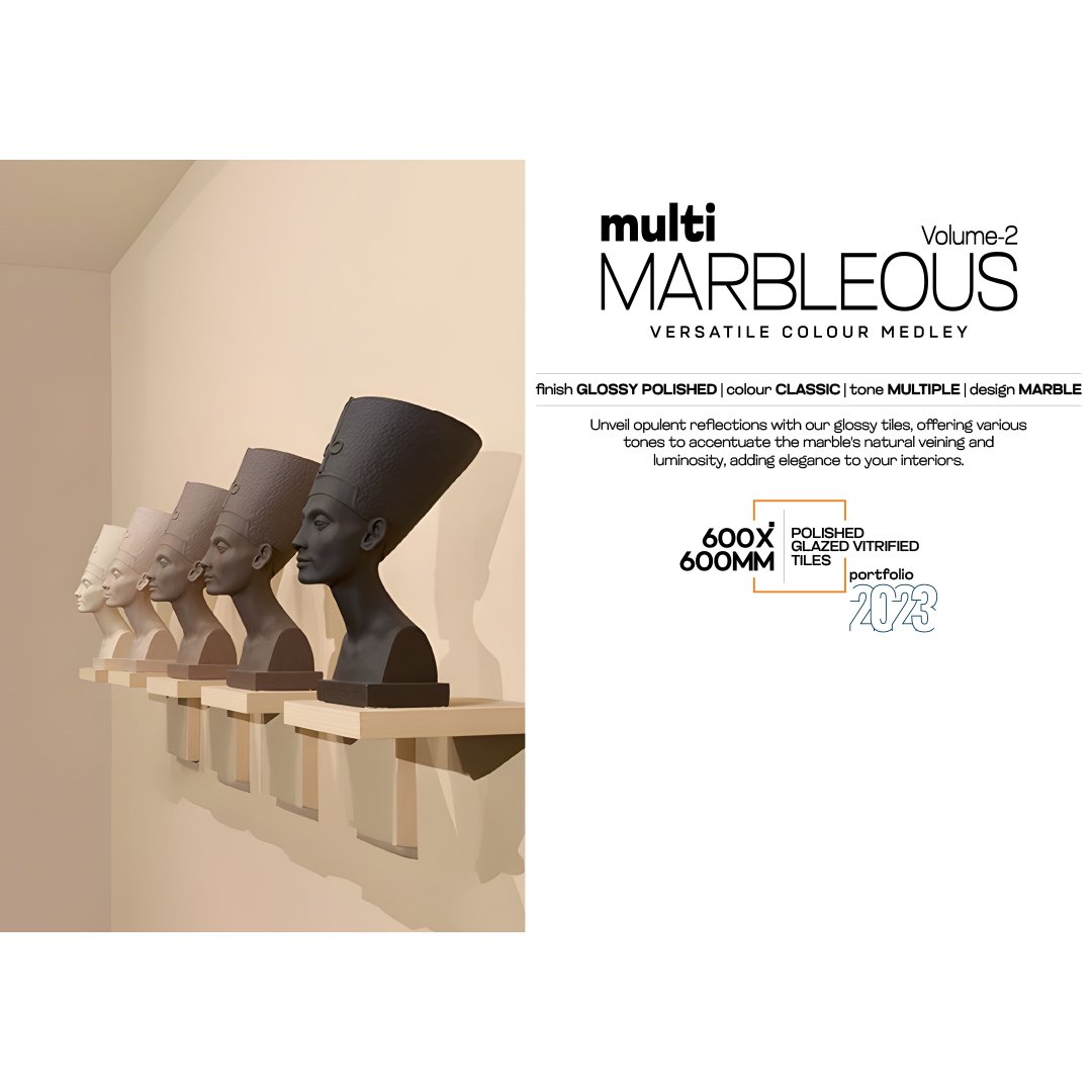 Multi Marbleous Vol-1 (Glossy Multiple Tone Classic Marble)